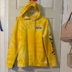 Hollister hoodie Yellow Tie-Dye Lakers Hoodie